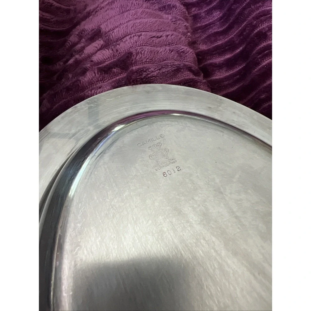 International Silver Co Camille 6012 Versatile Oval  Serving Dish With Lid